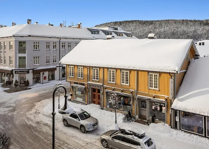 Apartamento 4 Bedroom Penthouse Appartment, Right On The Mainstreet Kongsberg